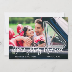Save The Date Script de brosse Enregistrer la date de mariage