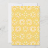 Save The Date Script de photo de bouquet de tournesols rustique (Dos)