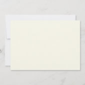 Save The Date Script de tournesol | Vert foncé horizontal (Dos)