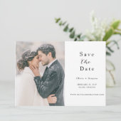 Save The Date Script Deux Photo Enregistrer la Date  (Debout devant)