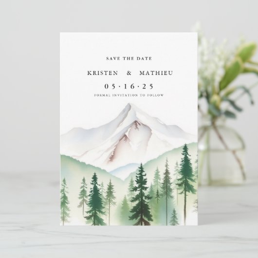 Save The Date Script Digital Mountain (Debout devant)