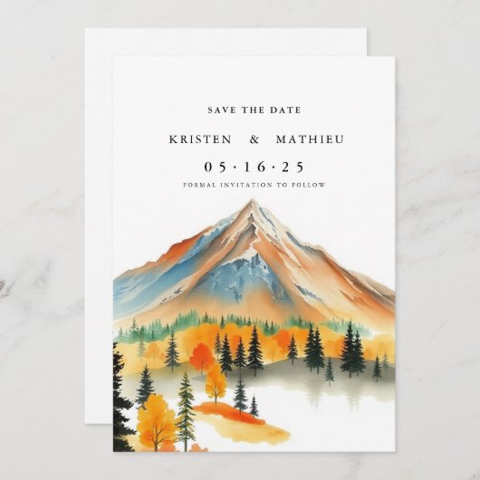 Save The Date Script en ligne (Devant / Derrière)