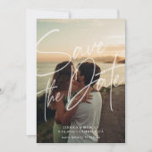 Save The Date Script gras et moderne (Devant)