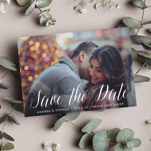 Save The Date Script intemporel | Photo Enregistrer la date
