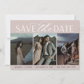 Save The Date Script lisse | Trois Mariage photo (Devant)