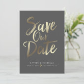 Save The Date Script manuscrit Enregistrer La Date Annonce (Debout devant)