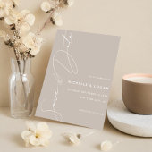 Save The Date Script manuscrit moderne de style simple