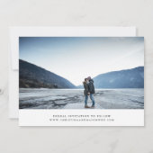 Save The Date Script manuscrit Multi Photo Enregistrer la date (Dos)