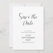 Save The Date Script moderne (Devant)