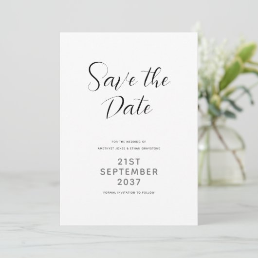 Save The Date Script moderne (Debout devant)