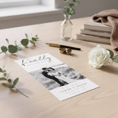 Save The Date Script Moderne Enfin Signet Photo Classique Enregi