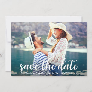 Save The Date Script moderne Enregistrer La Date Annonce Photo
