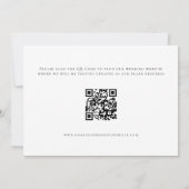 Save The Date Script Moderne Photo QR Code Mariage Enregistrer L (Dos)