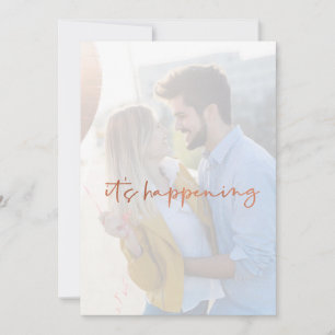 Save The Date Script or Rose simple moderne C'est en train de se