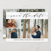 Save The Date Script plusieurs photos enregistrer la date (Devant / Derrière)