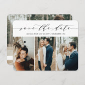 Save The Date Script plusieurs photos enregistrer la date (Devant / Derrière)