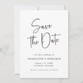 Save The Date Script simple Enregistrer la date (Devant)