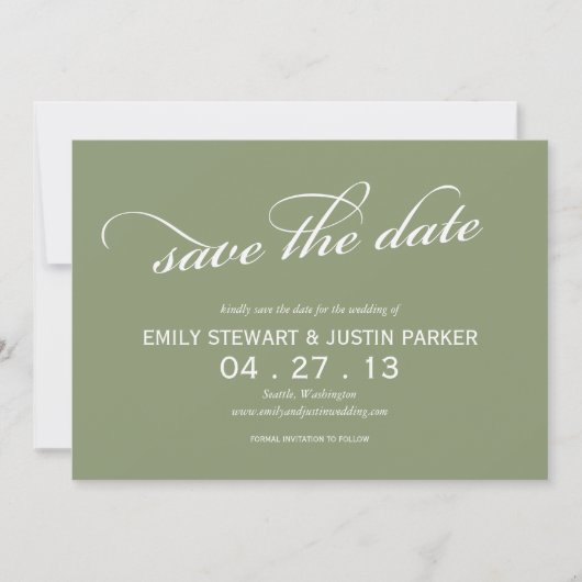 Save The Date script simple enregistrer la date (Devant)