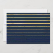 Save The Date Script simple Enregistrer les dates | Marine Blue  (Dos)