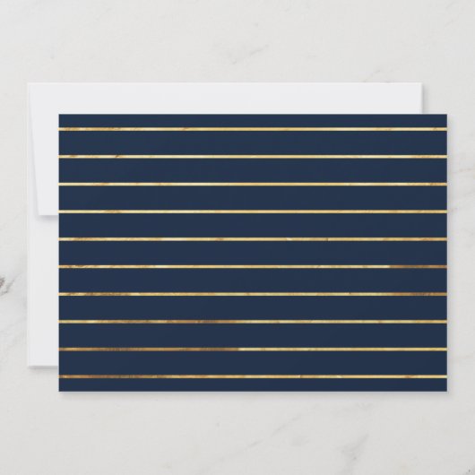 Save The Date Script simple Enregistrer les dates | Marine Blue  (Dos)