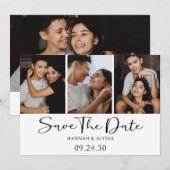 Save The Date Script simple et élégant photo LGBTQ (Devant / Derrière)