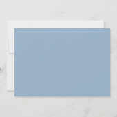 Save The Date Script Whimsical | Dusty Blue Horizontal (Dos)