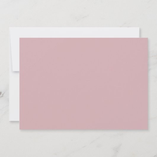 Save The Date Script Whimsical | Dusty Rose Horizontal (Dos)