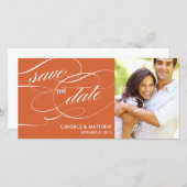 SAVE THE DATE SCRIPTÉ | ENREGISTRER LA DATE D'ANNONCE (Devant / Derrière)