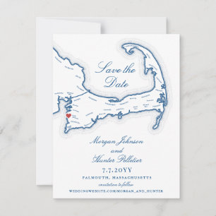 Save The Date Sea Crest Beach Hotel Falmouth Cape Cod Mariage