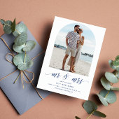 Save The Date Seaside Arch Photo Beach Wedding