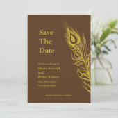 Save The Date Secouer vos plumes de queue Enregistrer la date br (Debout devant)