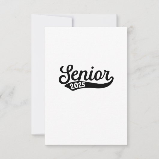 Save The Date Senior 2025 Graduation Dernière journée de l'école (Devant)