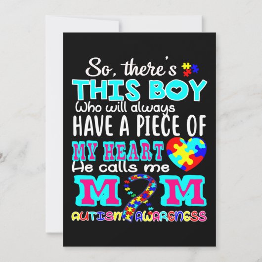 Save The Date Sensibilisation sur l'autisme de chemise de la Jou (Devant)