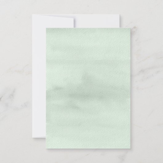 Save The Date Serene Botanical | Pré sauvage Enregistrer la date (Dos)