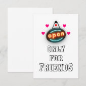 Save The Date Seulement Pour Les Amis 30 Filles Garçons Enfant J (Devant / Derrière)