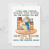 Save The Date Sewing (homonymie) | I Feel Like I Should Clean Th (Devant)