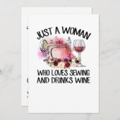 Save The Date Sewing | Just A Woman Who Loves Sewing (Devant / Derrière)