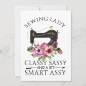 Save The Date Sewing Lady Class Sassy And A Bit Smart Assy (Devant)