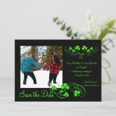 Save The Date Shamrock Enregistrer la date (Debout devant)