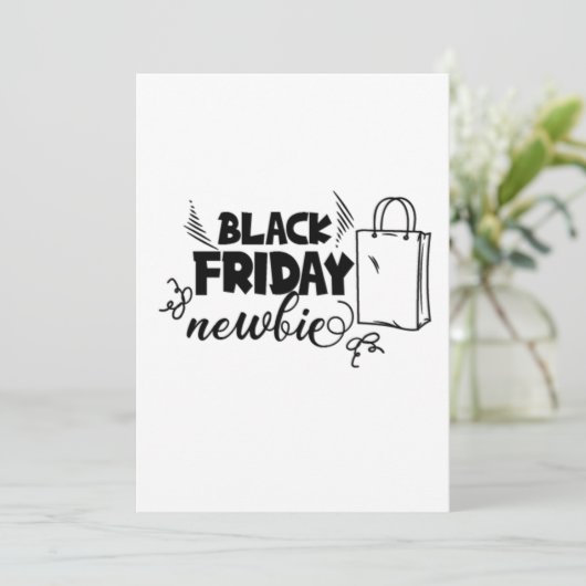 Save The Date Shopper de Black Friday (Debout devant)