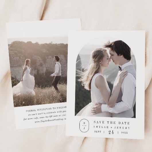 Save The Date SHYLAH Classic Neutral Elegant Boho Mariage unique