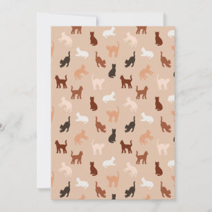 Save The Date Silhouette de chat