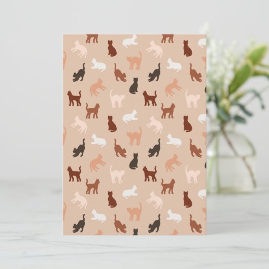 Save The Date Silhouette de chat (Debout devant)