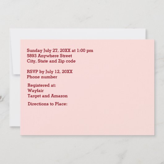 Save The Date Silhouette de couple nuptiale Coeur en Mariage de  (Dos)