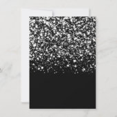 Save The Date Silver Midnight Glam Sweet 16 fête d'anniversaire (Dos)