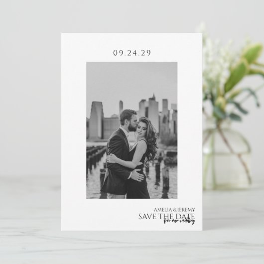 Save The Date Simple (Debout devant)