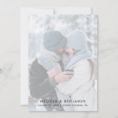 Save The Date Simple 2 Photos Mariage (Devant)