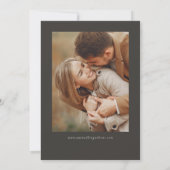 Save The Date Simple Calligraphie Script Moderne Quatre Photo (Dos)