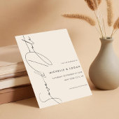 Save The Date Simple Champagne Moderne Script manuscrit