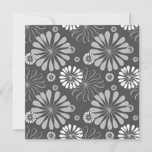 Save The Date Simple Design Floral Enregistrer La Date (Dos)